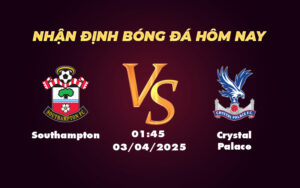 southampton crystal palace 03 04 ngoai hang anh