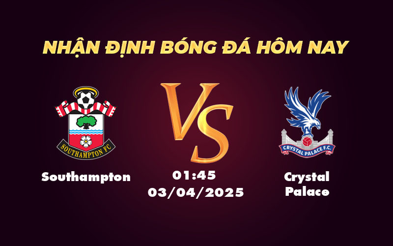 southampton crystal palace 03 04 ngoai hang anh