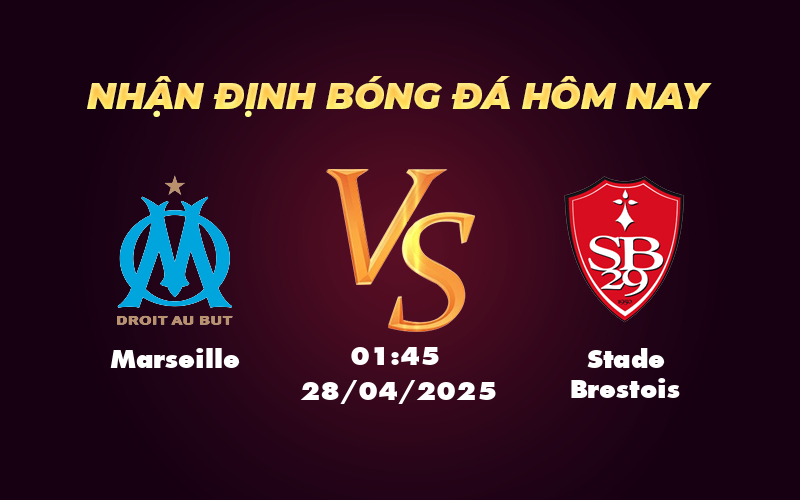 marseille stade brestois 28 04 ligue 1